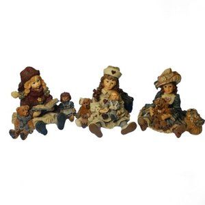 Vintage Yesterday's Child Figurines - Set of 3 - The Dollstone Collection
